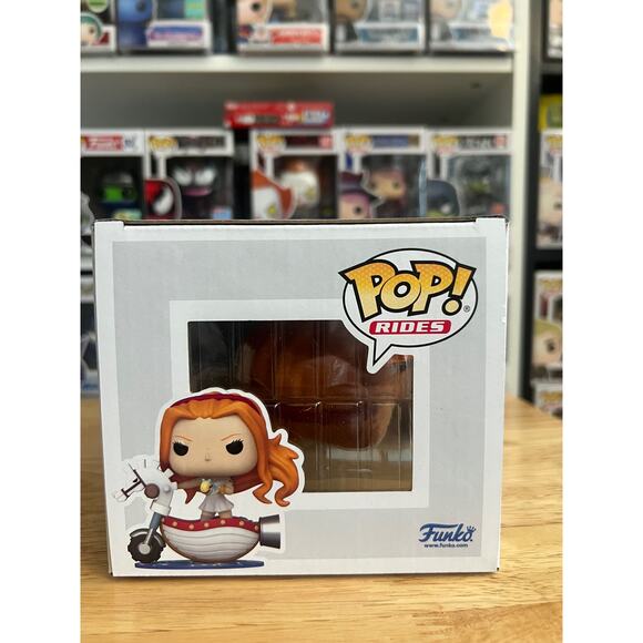 OFFICIAL WONDERCON STICKER NAMI W/ WHITE HOBBY HORSE Funko Pop #128 One Piece LE - Picture 5 of 6
